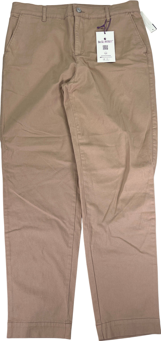 Gloria Vanderbilt Women’s Seashell Pink Slimming Trouser Pants - 10