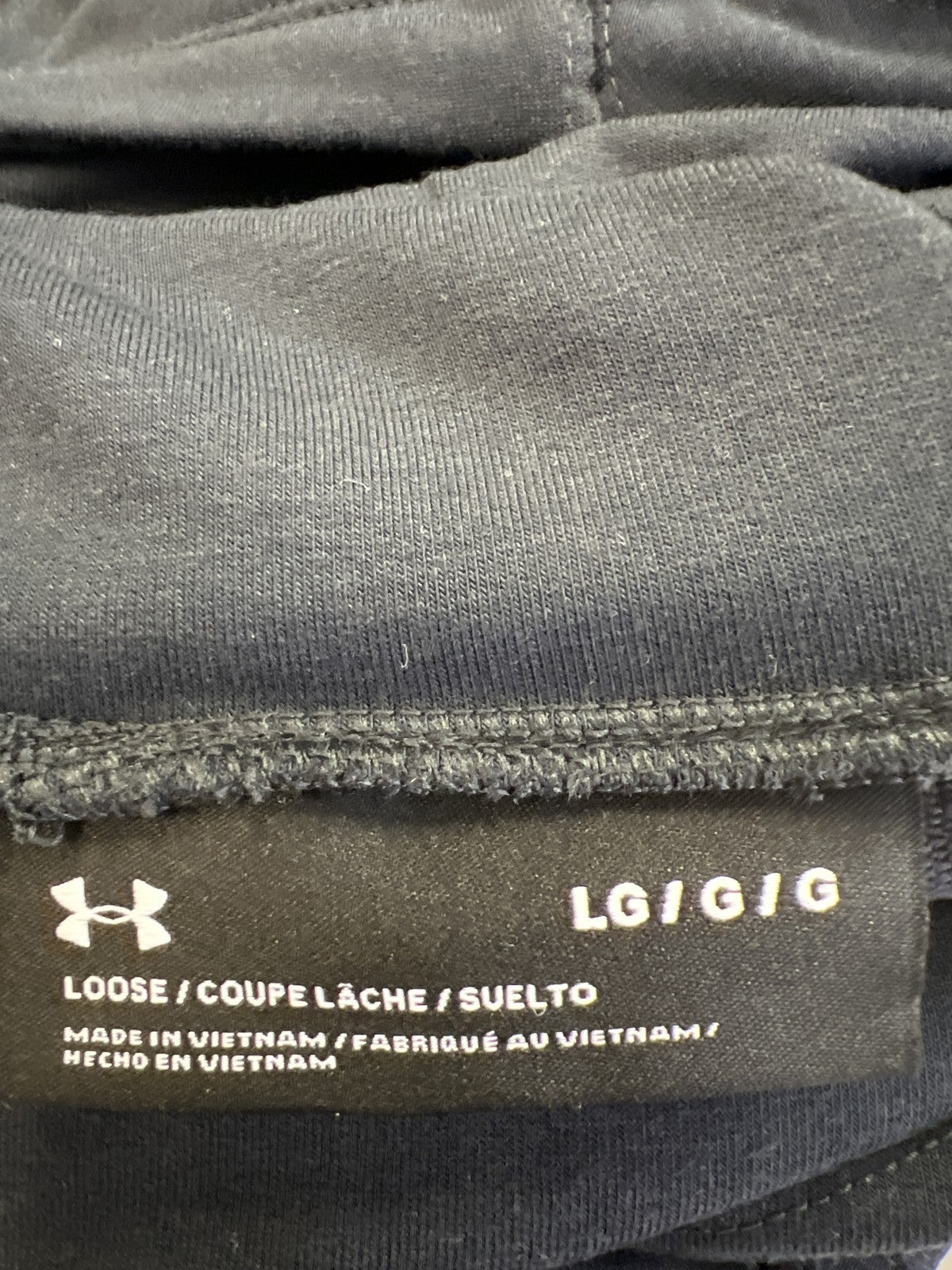 Under Armour Women’s Black Sleeveless Loose Fit Hooded Shirt - L