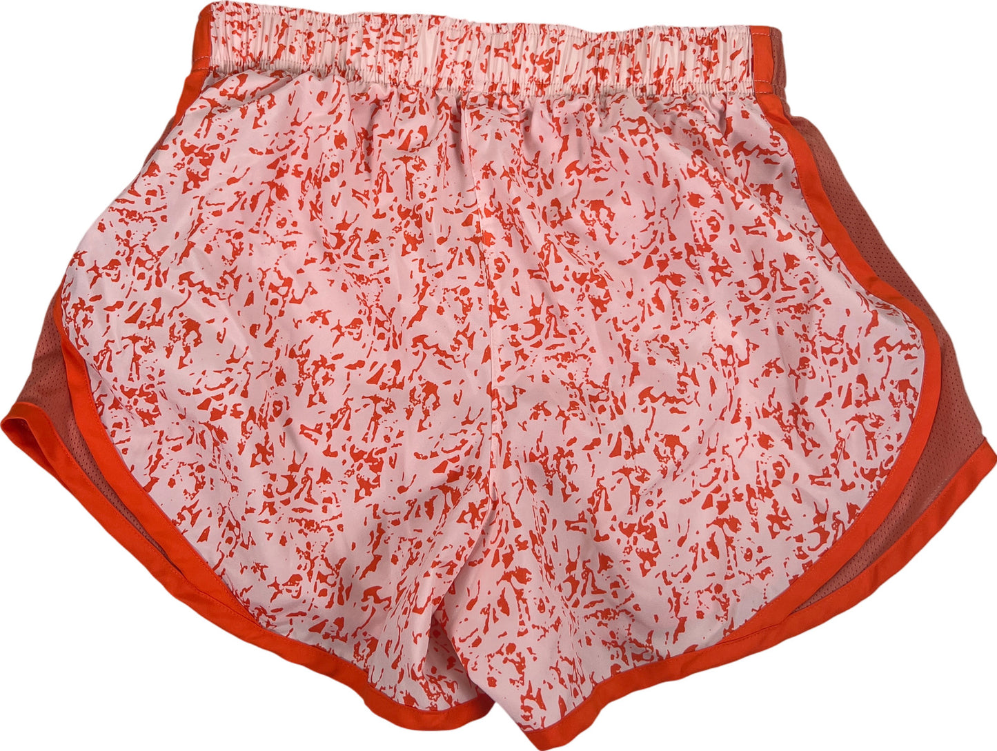 Nike Women’s Orange Lined Dri-Fit Athletic Running Shorts - XS