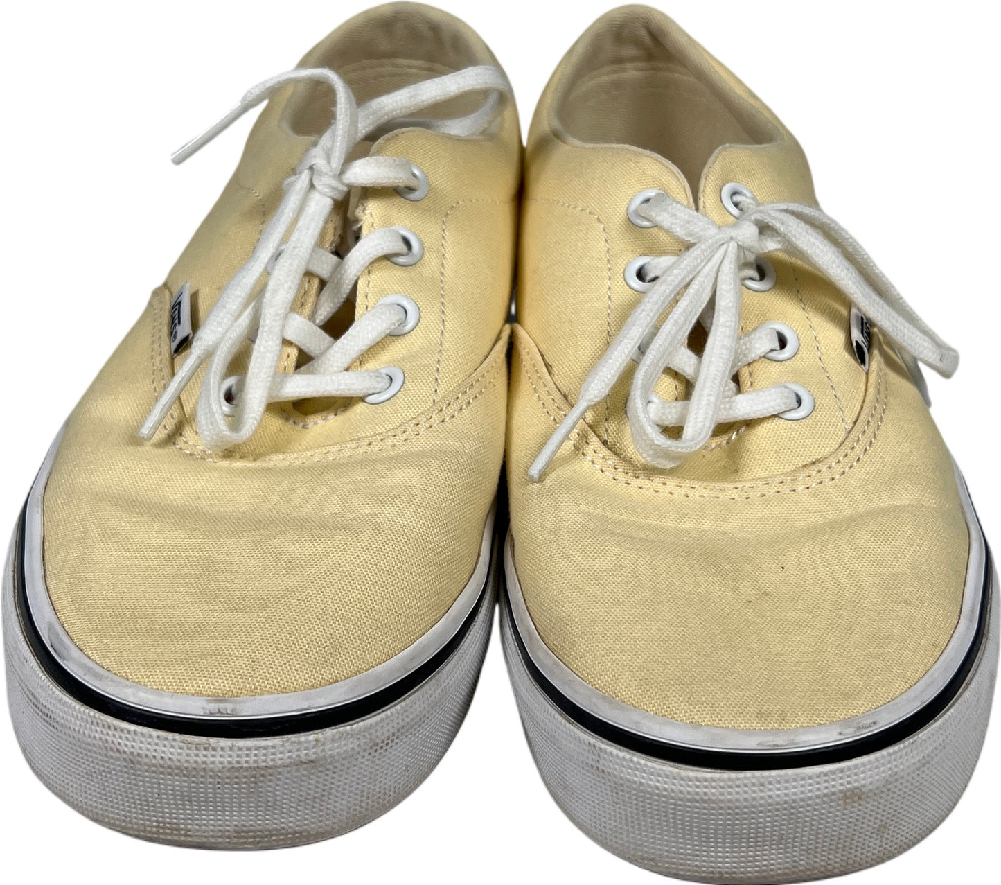 Vans Women’s Light Yellow Lace Up Casual Sneakers - 9