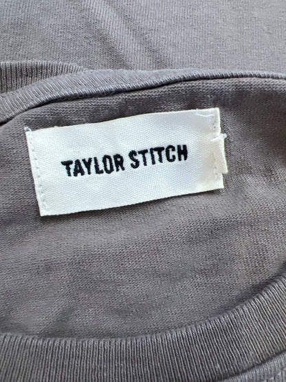 Taylor Stitch Men’s Gray Short Sleeve Pocket Front Heavy T-Shirt - 44/US XL