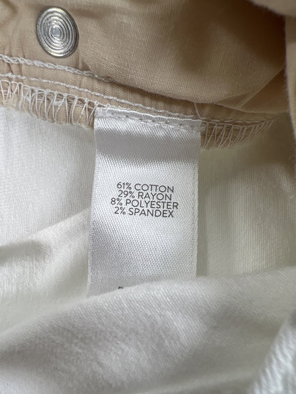 J.Jill Women’s White High Rise Cropped Denim Jeans - 8 Petite