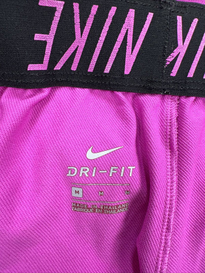Nike Women's Purple Dri-Fit Unlined Athletic Shorts - M