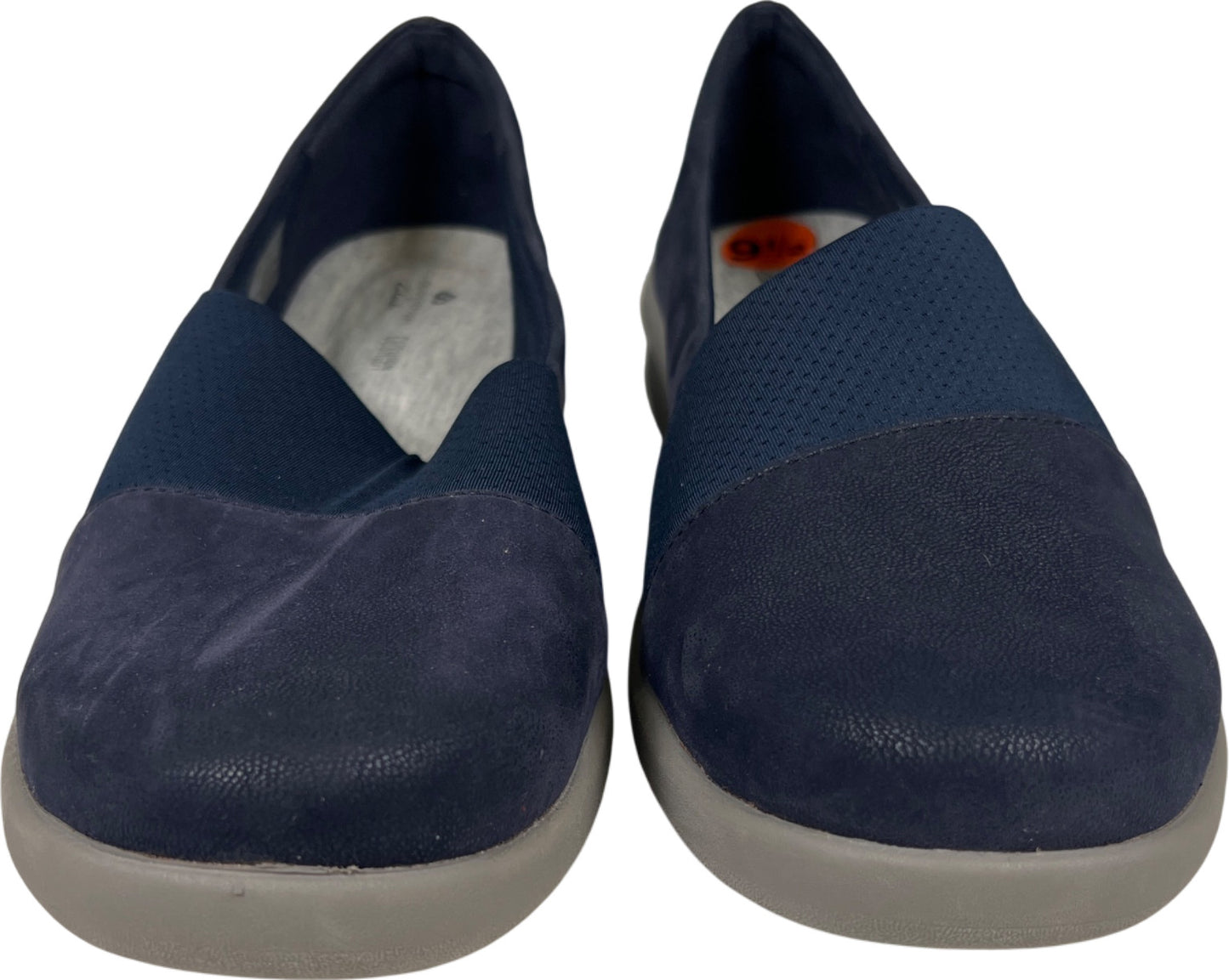 Clarks Cloudsteppers Women’s Blue Cushion Soft Wedge Flats - 9.5