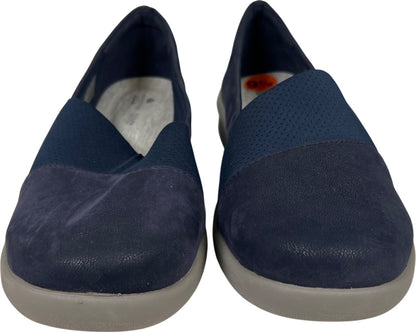 Clarks Cloudsteppers Women’s Blue Cushion Soft Wedge Flats - 9.5