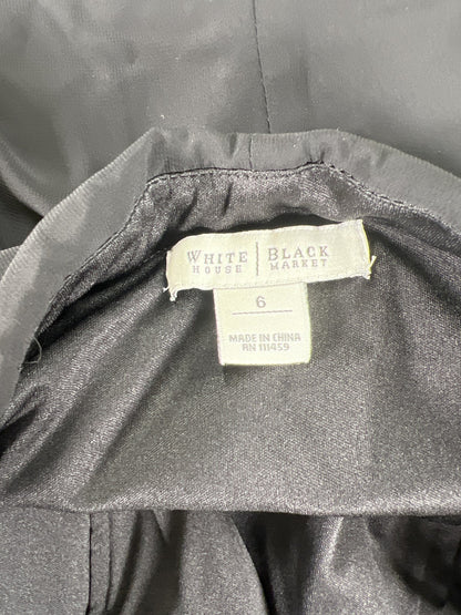 White House Black Market Women’s Black Strapless Jumpsuit - 6