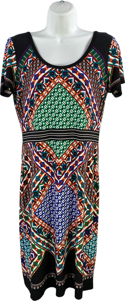 Calvin Klein Women’s Multicolor Short Sleeve Shift Dress - 10