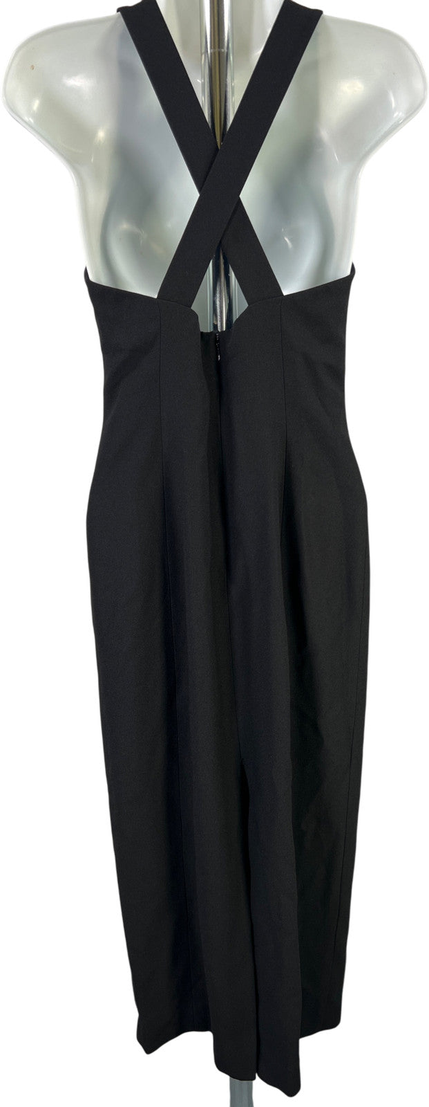 Ann Taylor Women’s Black Sleeveless Midi Sheath Dress - 2 Petite