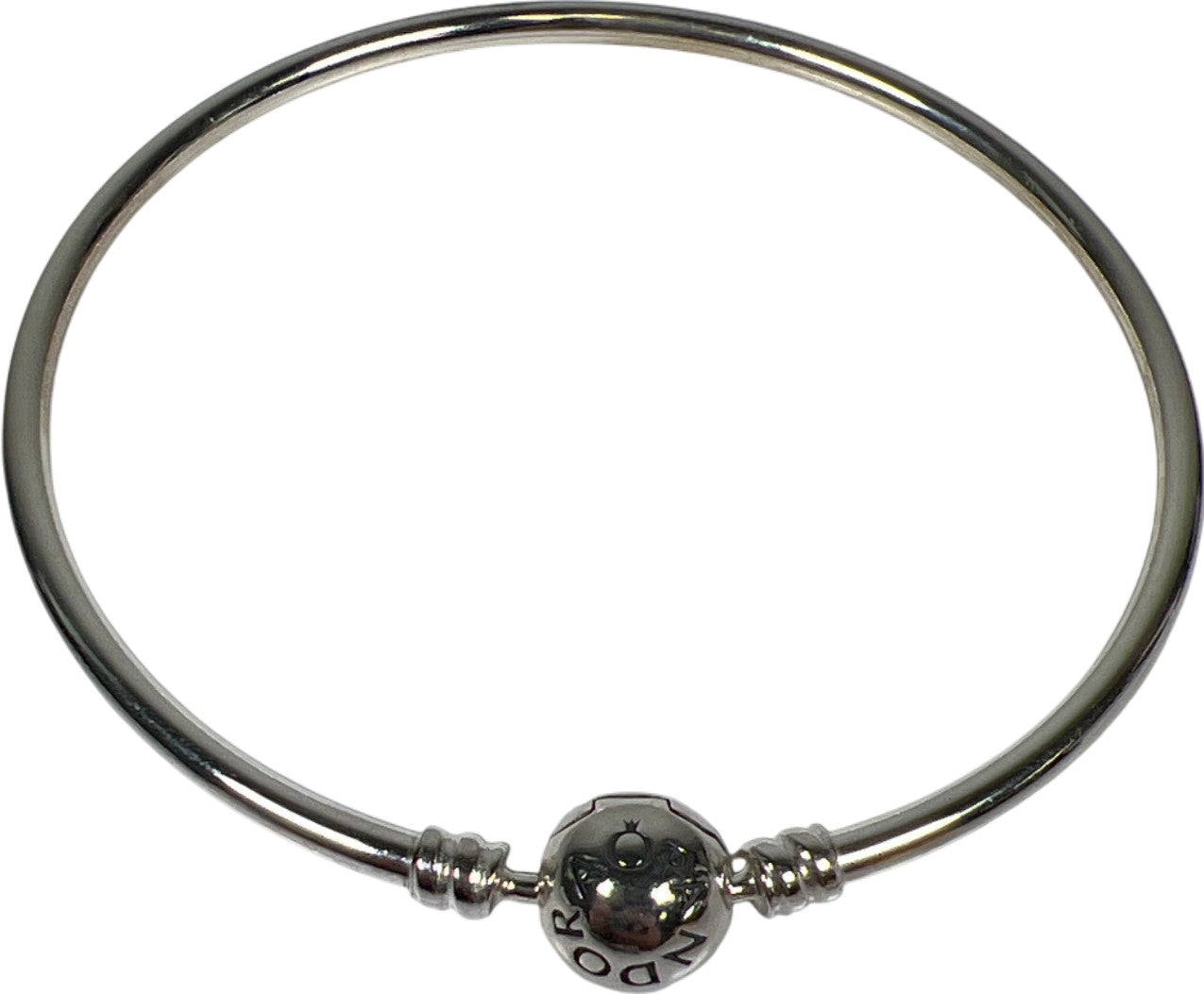 Pandora Sterling Silver Clasp 21 cm Bangle Bracelet