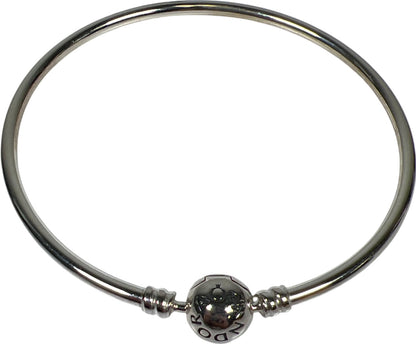 Pandora Sterling Silver Clasp 21 cm Bangle Bracelet