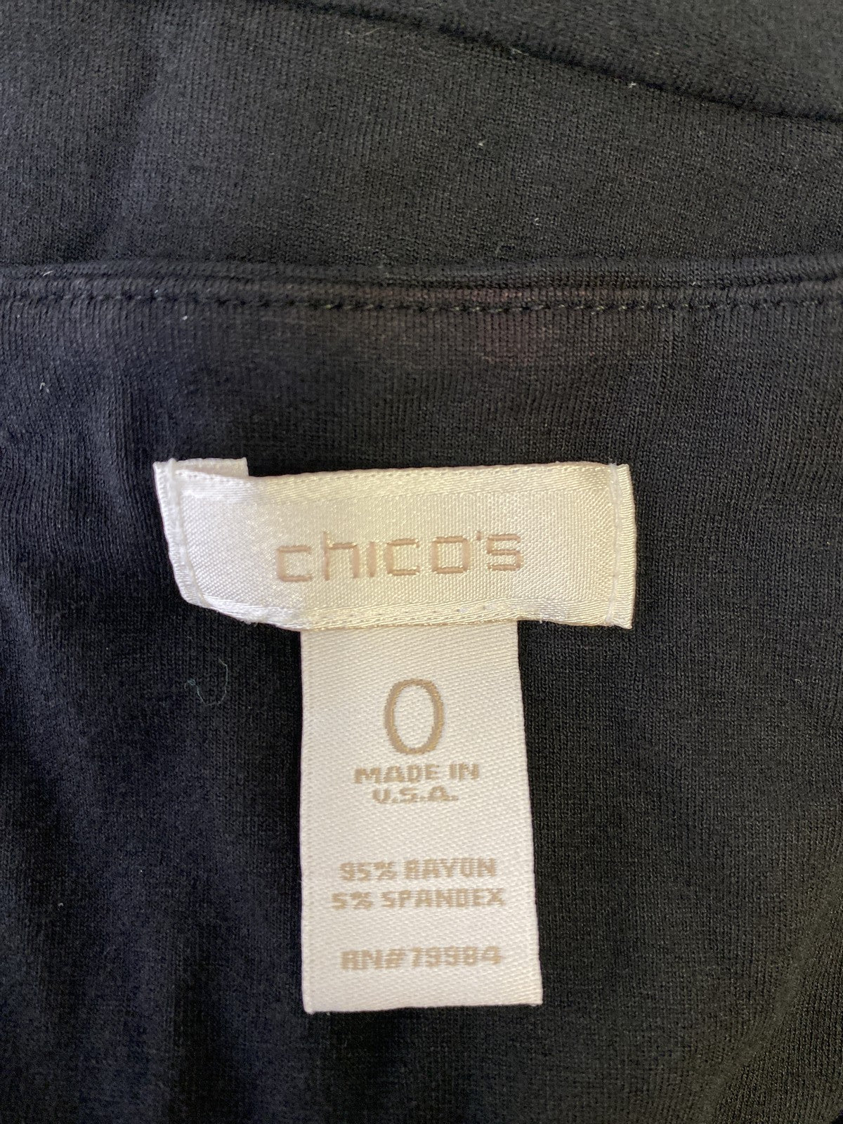 Chico’s Women’s Black Sleeveless V-Neck Maxi Dress - 0/US S