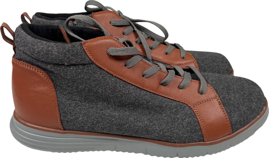 Propet Women’s Gray/Brown Travel Fit Side Zip Booties - 12 X(2E)