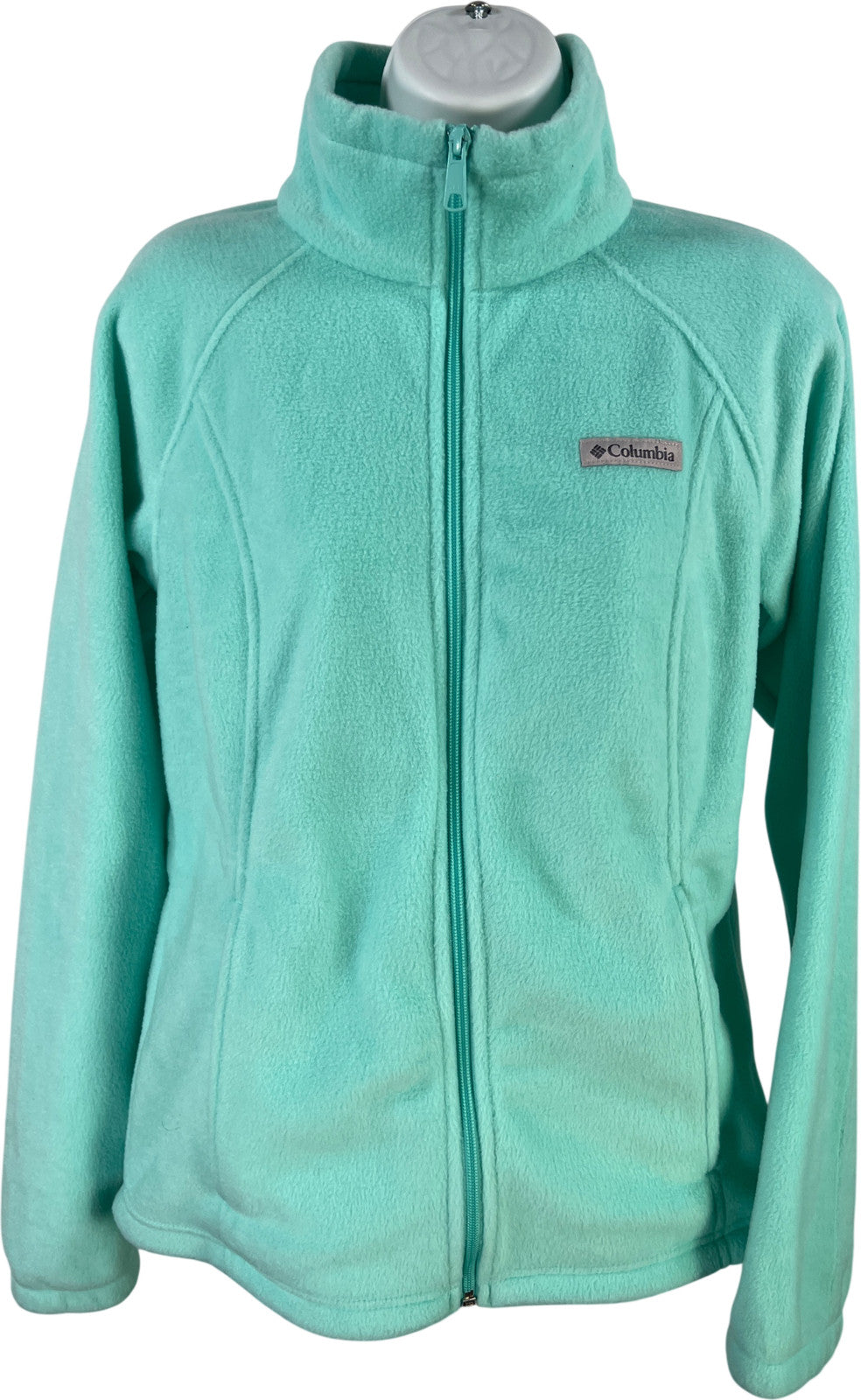 Columbia Women’s Blue Long Sleeve Full Zip Fleece Jacket - M