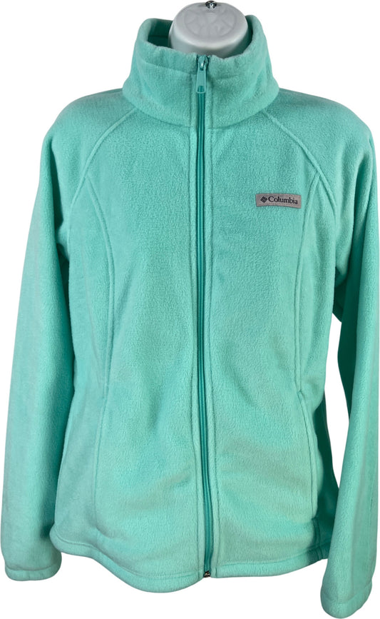 Columbia Women’s Blue Long Sleeve Full Zip Fleece Jacket - M