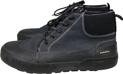 Sperry Men’s Black Halyard Storm Lace Up Short Ankle Duck Boots - 11