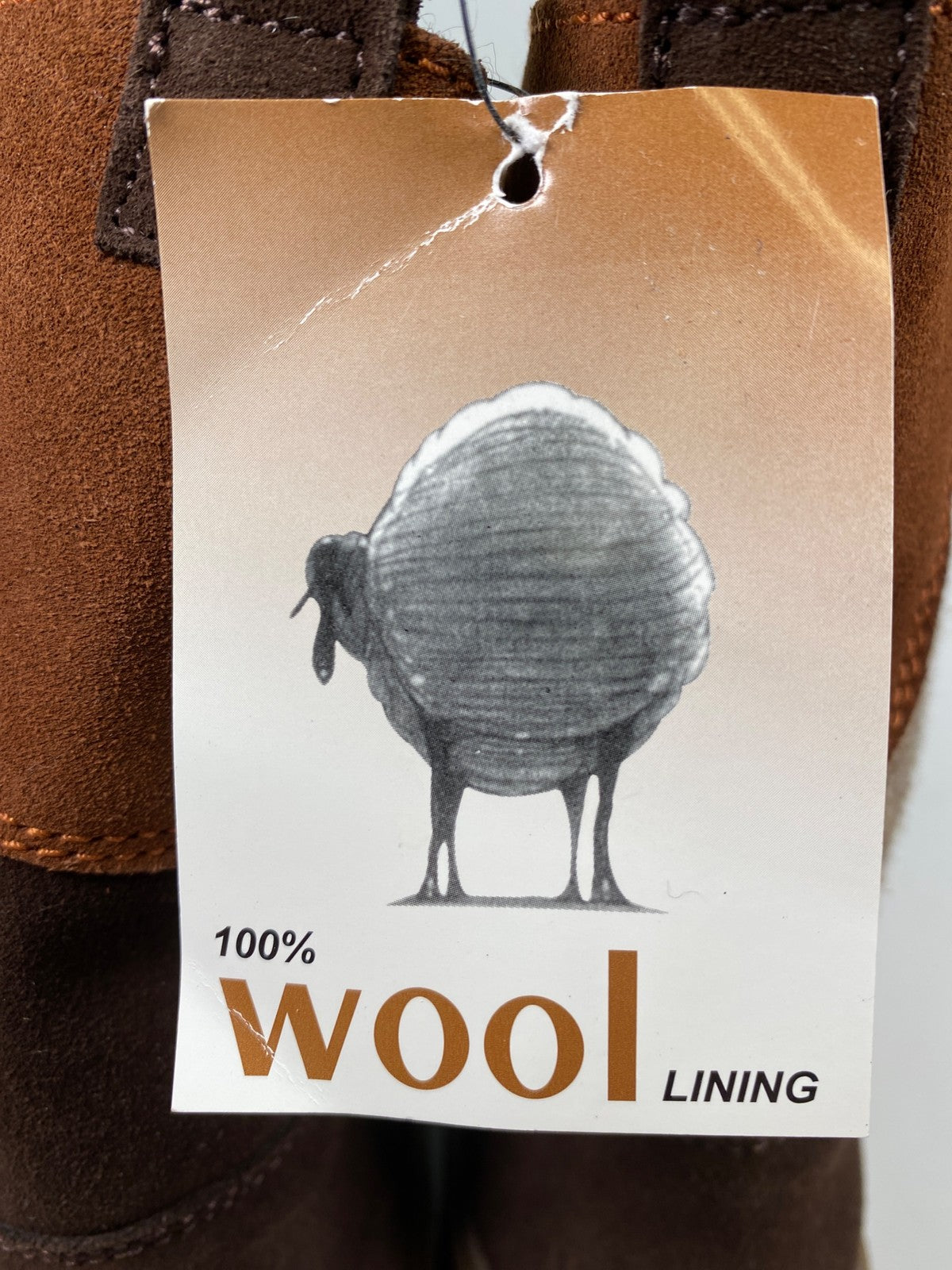 Bos and Co Women’s Brown Suede/Wool Ignite Waterproof Boots - 39/8.5