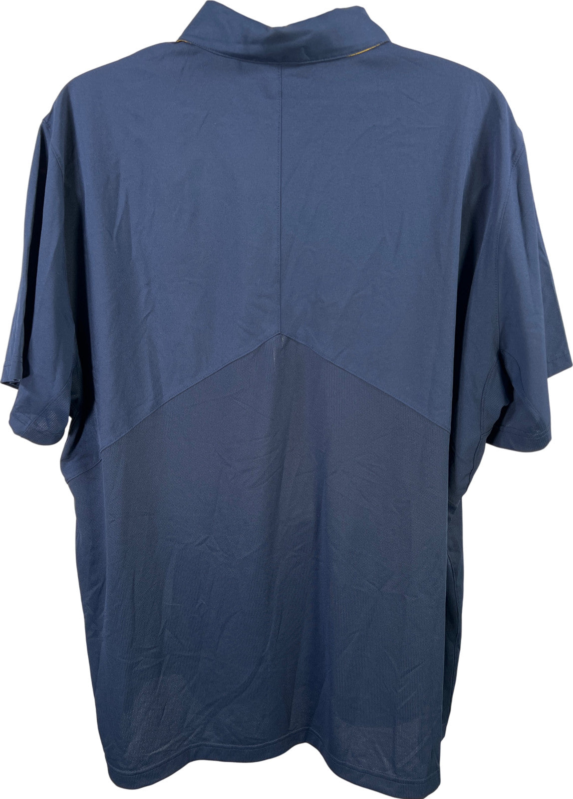 Nike Jordan Men’s Blue U of M Michigan Short Sleeve Athletic Polo Shirt - 3XL