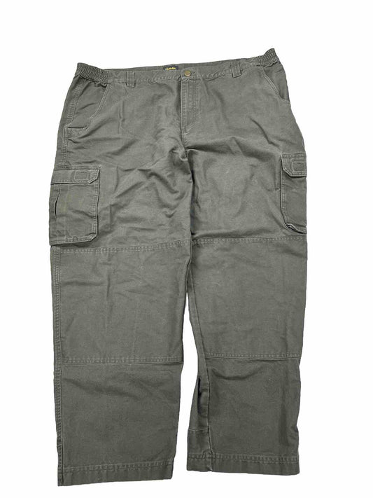 Cabela's Men's Green Canvas 100% Cotton Cargo Pants - 46x30