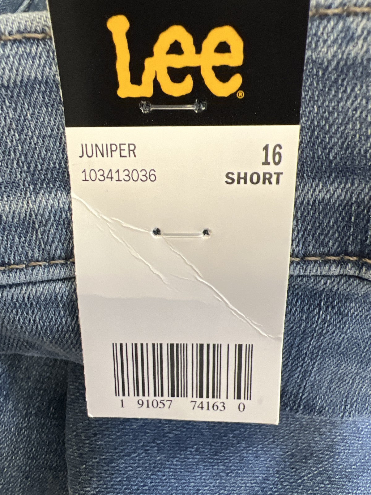 Lee Women’s Light Wash Straight Leg Denim Jeans - 16 Short