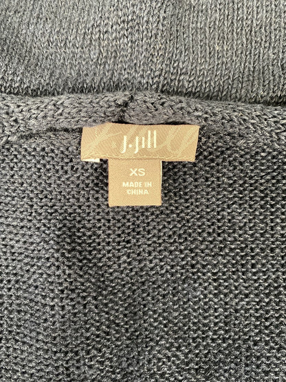 J.Jill Women’s Blue Linen Blend Sleeveless Cardigan Sweater - XS