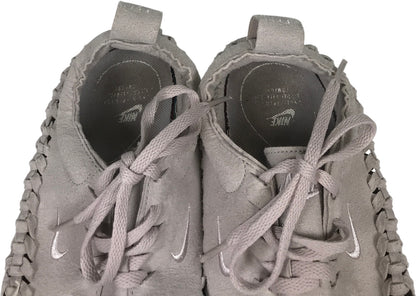 Nike Women’s Gray Suede Dualtone Racer Woven Lace Up Sneakers - 10