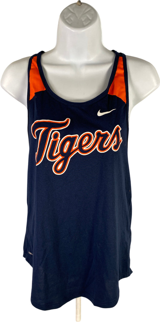 Nike Genuine Merchandise Women’s Blue Detroit Tigers Athletic Cut Tank Top - XS