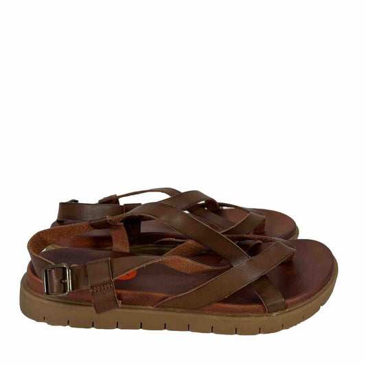 NEW MIA Women's Brown Strappy Slingback Sandals - 9.5