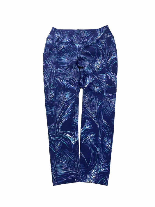 Chico's Weekends Women's Blue Casual Cotton Blend Leggings - 1/US 8