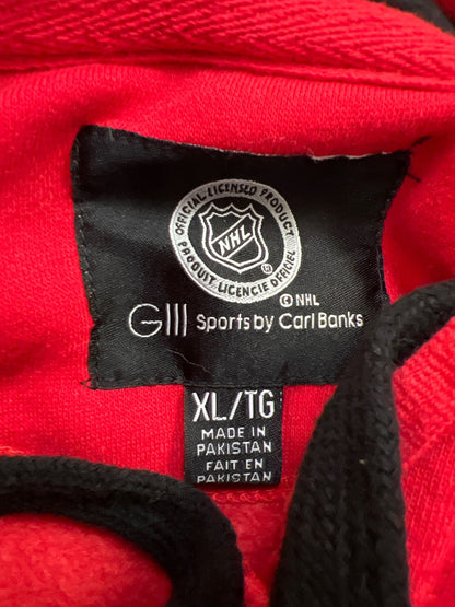 GIII Sports Men’s Red NHL Detroit Red Wings Full Zip Sweatshirt - XL