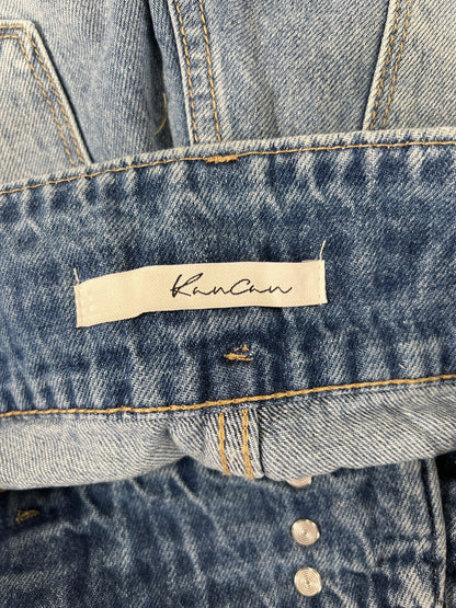 Kancan Women’s Light Wash Cut Off Denim Jean Shorts - 5/26