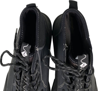 Sperry Men’s Black Halyard Storm Lace Up Short Ankle Duck Boots - 11