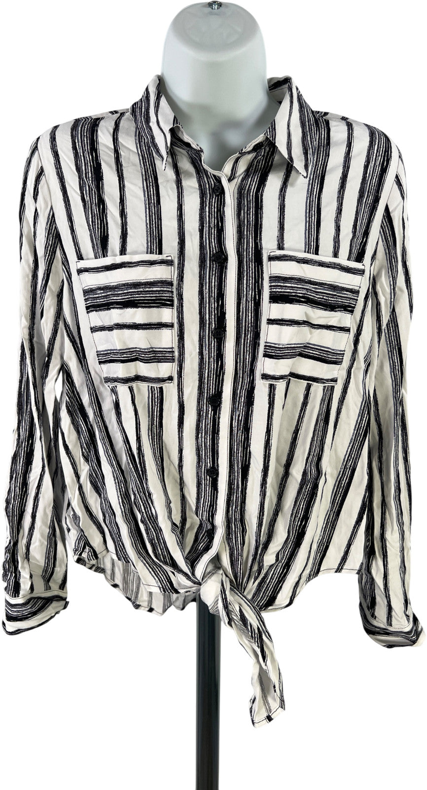 NEW Chico’s Women’s White/Black Gaucho Cropped Jumpsuit Shirt Set - 0/S