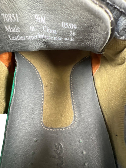 Clarks Men’s Black Leather Lace Up Comfort Walking Loafers - 9.5