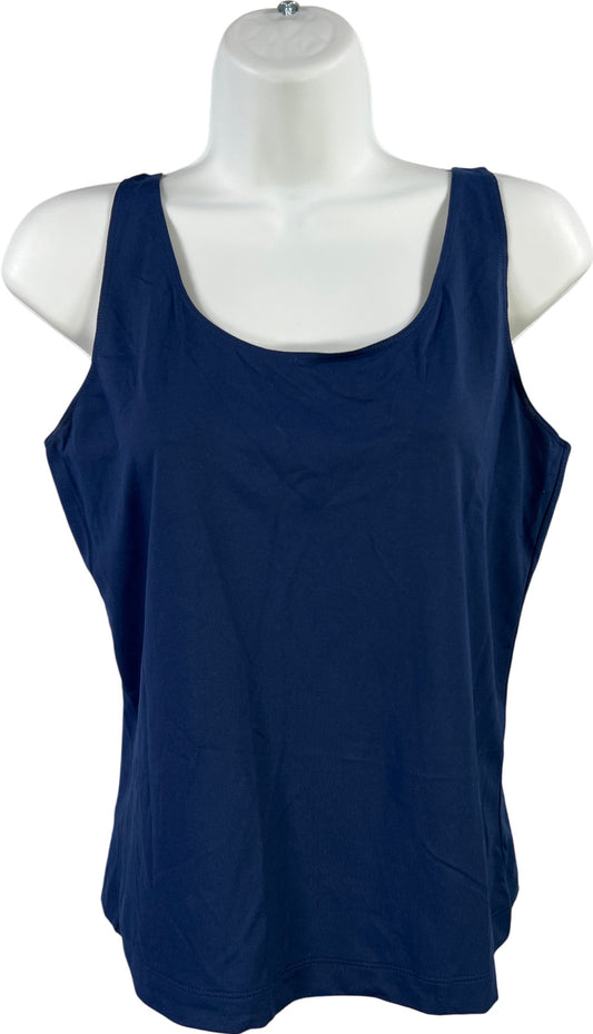 Chico’s Women’s Blue Basic Cami Tank Top - 1/US M