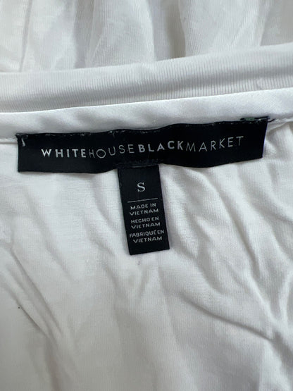 White House Black Market Women’s White Short Sleeve T-Shirt - S