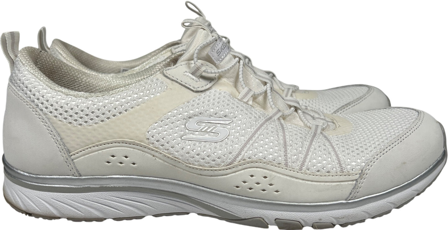 Skechers Women’s White Gratis Memory Foam Slip On Sport Sneakers - 11