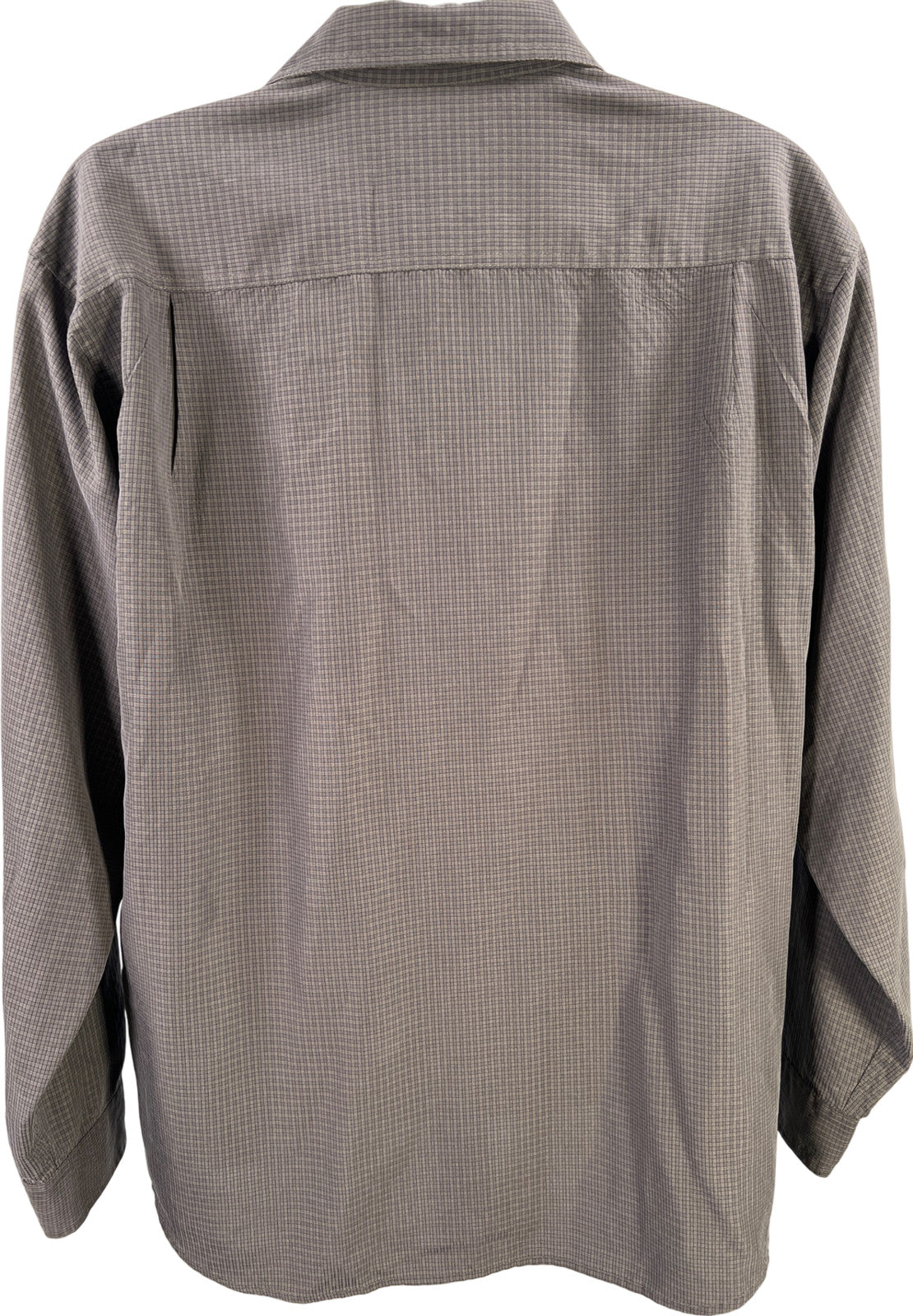 Columbia GRT Men’s Green/Blue Plaid Long Sleeve Button Up Shirt - XL