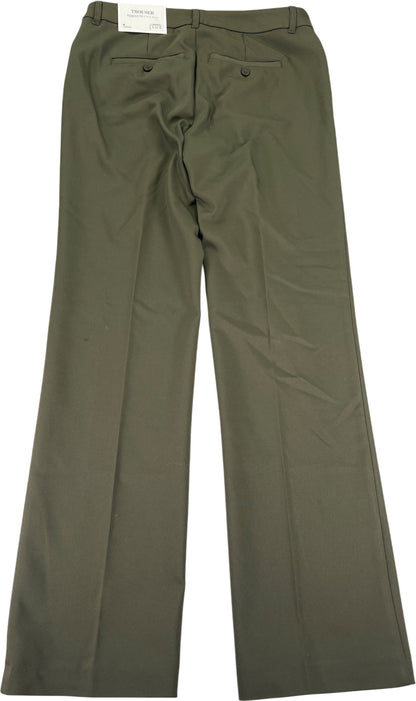 Christopher and Banks Women’s Green Shaped Fit Mid Rise Trouser Pants - 4