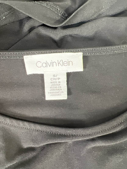 Calvin Klein Women’s Black 3/4 Sleeve Layered Blouse - S