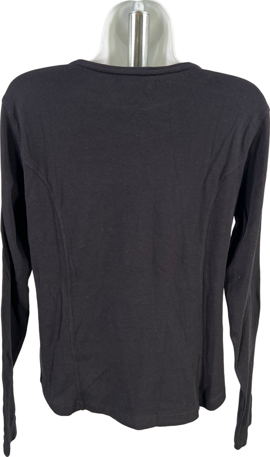Coldwater Creek Women’s Black Long Sleeve T-Shirt - S