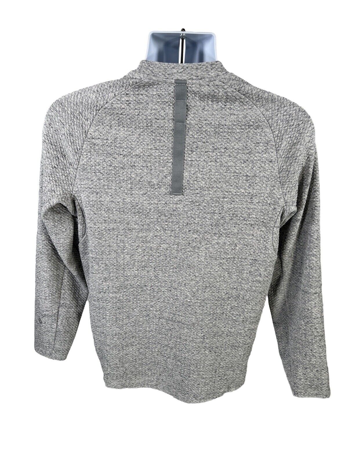 Lululemon Men's Gray At Ease Textured Crew Athletic Sweatshirt - XS