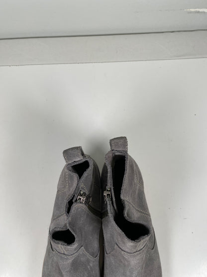 Sorel Women’s Gray Suede Evie Ankle Wedge Booties - 8.5