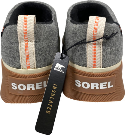 Sorel Youth Big Kids Gray Out N About Mini Puffy Water Resistant Short Boots - 7