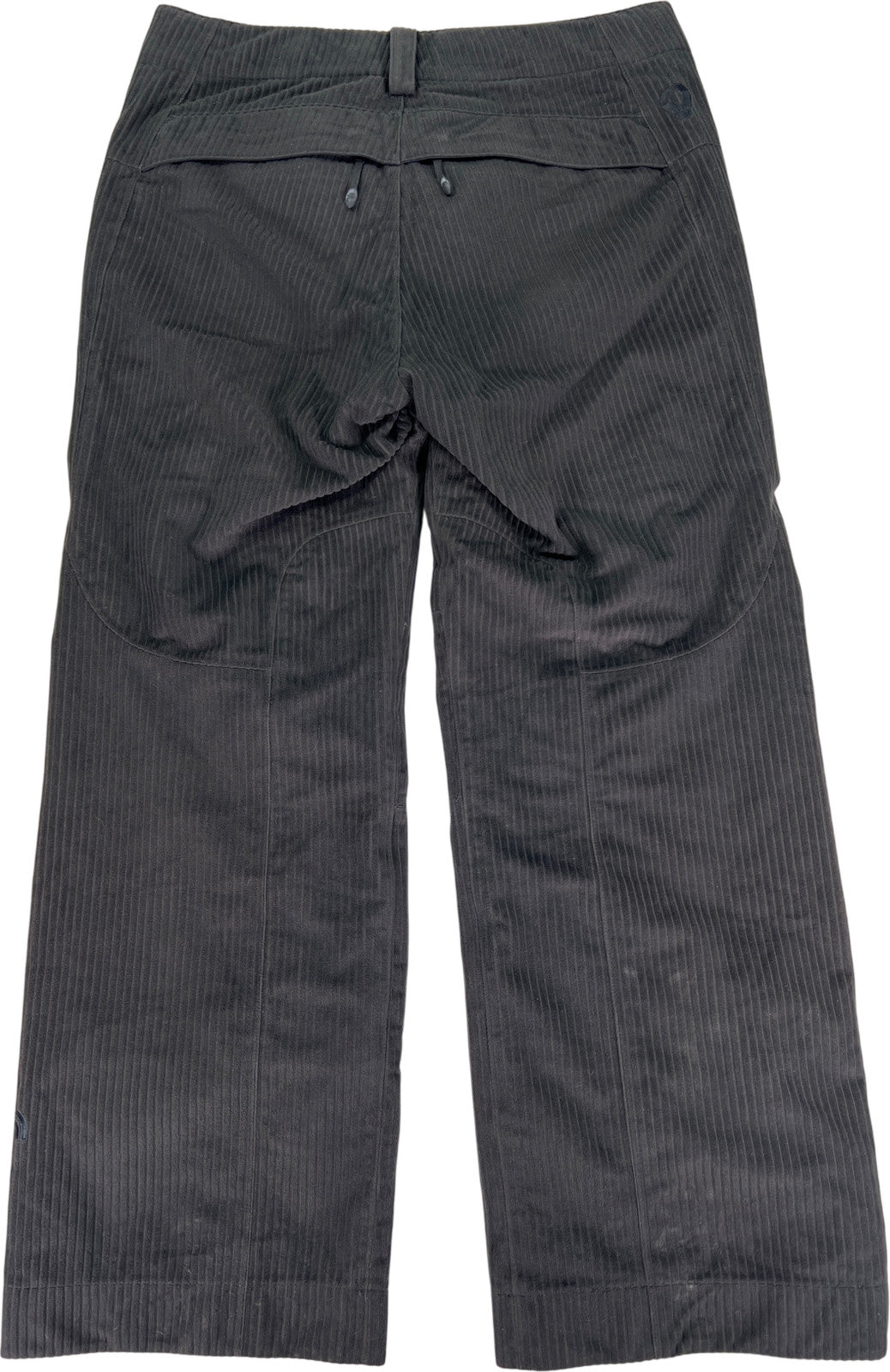 The North Face Womens Black Prodigy HyVent Corduroy Ski/Snowboard Snow Pants - M