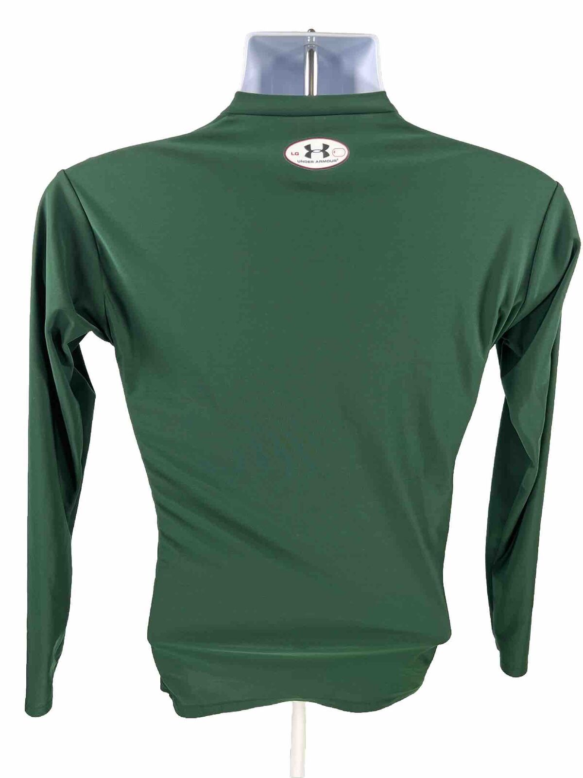 Under Armour Men's Green Long Sleeve Compression Fitted Shirt - L