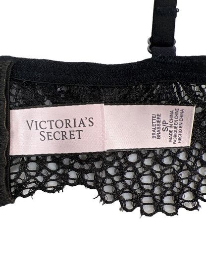 Victoria's Secret Women's Black Lace Bralette - S