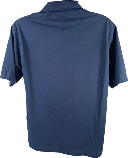 Nike Men’s Navy Blue Short Sleeve Golf Polo Shirt - M