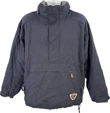 Abercrombie and Fitch Men’s Blue Fleece Lined 1/4 Zip Pullover Anorak Jacket - M