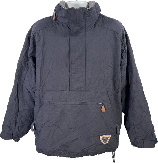 Abercrombie and Fitch Men’s Blue Fleece Lined 1/4 Zip Pullover Anorak Jacket - M