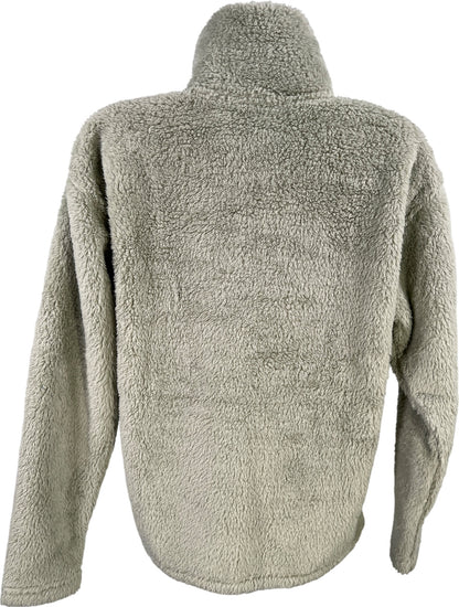 Eddie Bauer Women’s Mint Green Plush Long Sleeve 1/4 Zip Pullover Jacket - XS